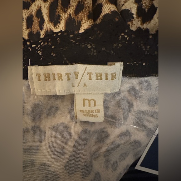 Thirty/Thirty Leopard Print Halter Top - Picture 3 of 5